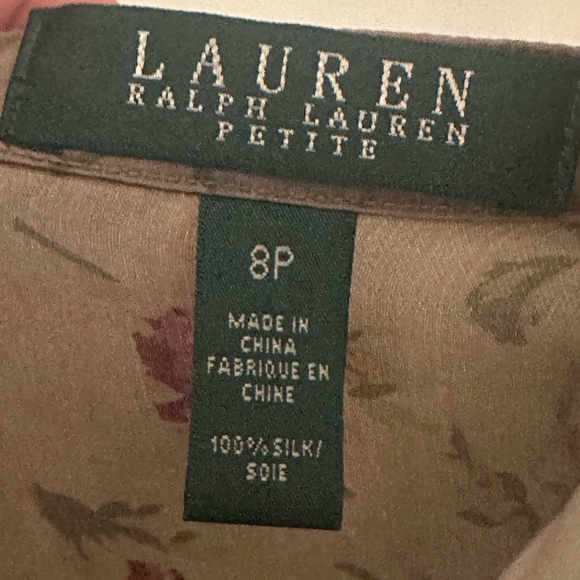 Ralph Lauren silk ruffle blouse - Picture 6 of 6